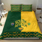 South Africa Football Bedding Set Diamond Protea Flower Symmetrical Style