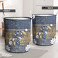 Ankh Egypt Laundry Basket Egyptian Lotus Flowers