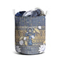 Ankh Egypt Laundry Basket Egyptian Lotus Flowers