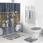 Ankh Egypt Bathroom Set Egyptian Lotus Flowers