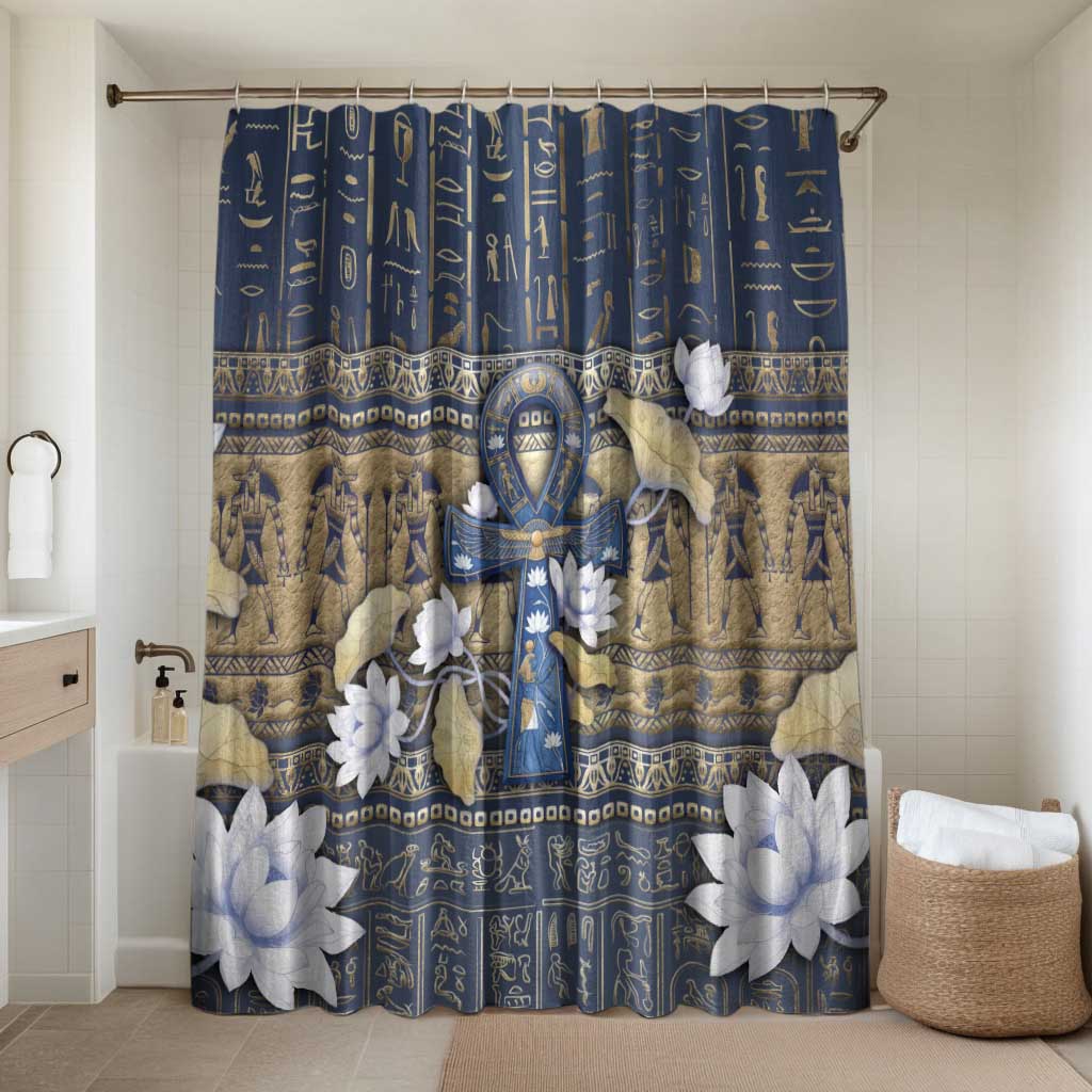 Ankh Egypt Bathroom Set Egyptian Lotus Flowers