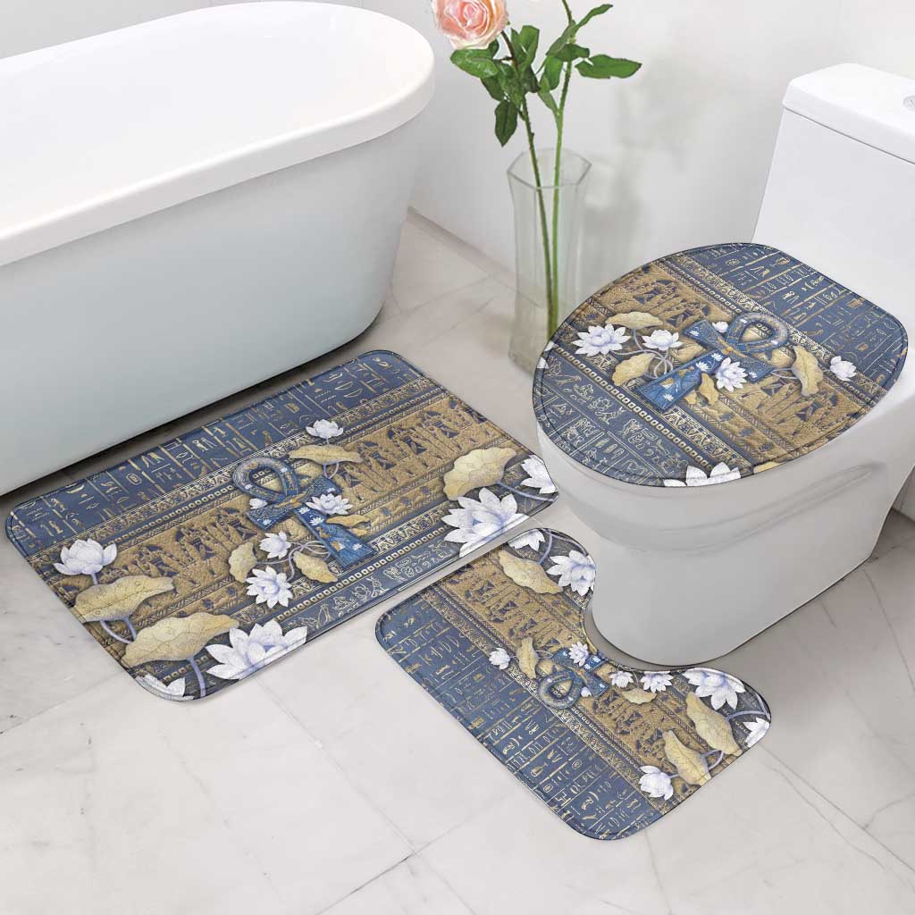 Ankh Egypt Bathroom Set Egyptian Lotus Flowers