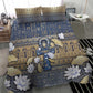 Ankh Egypt Bedding Set Egyptian Lotus Flowers