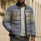Ankh Egypt Bomber Puffer Jacket Egyptian Lotus Flowers