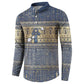 Ankh Egypt Button Sweatshirt Egyptian Lotus Flowers