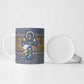 Ankh Egypt Ceramic Mug Egyptian Lotus Flowers