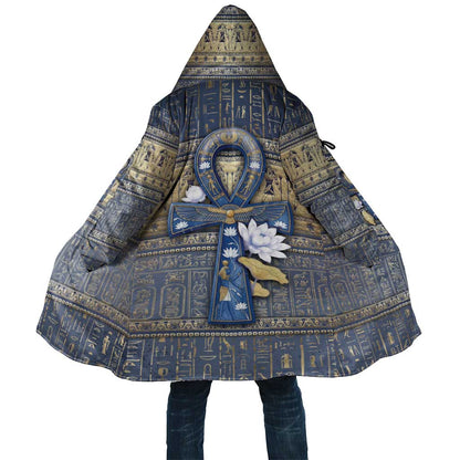 Ankh Egypt Cloak Egyptian Lotus Flowers