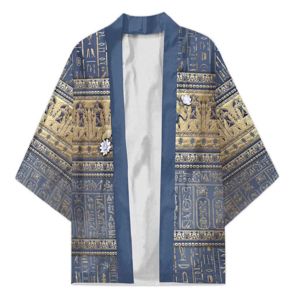 Ankh Egypt Kimono Egyptian Lotus Flowers