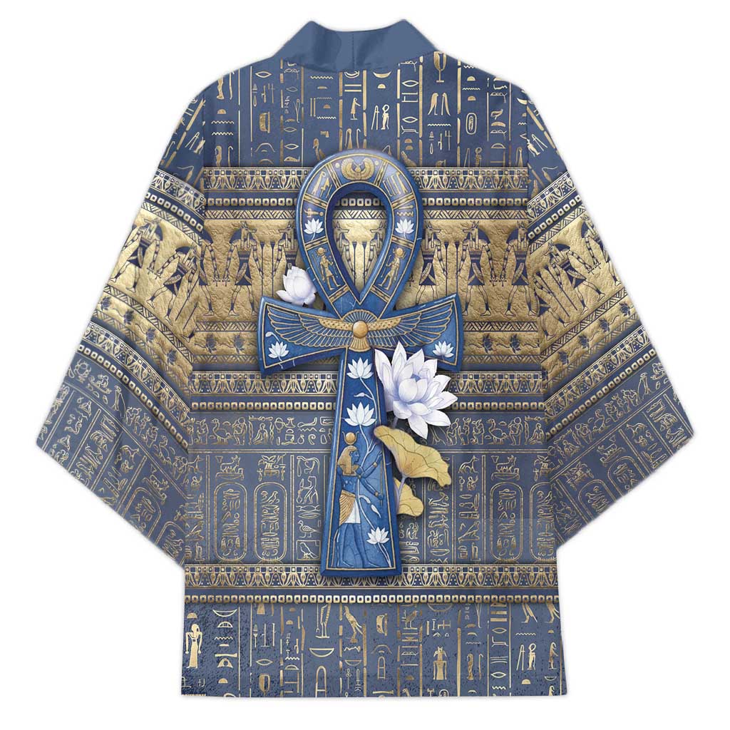 Ankh Egypt Kimono Egyptian Lotus Flowers