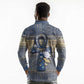 Ankh Egypt Long Sleeve Polo Shirt Egyptian Lotus Flowers