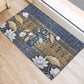 Ankh Egypt Rubber Doormat Egyptian Lotus Flowers
