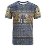 Ankh Egypt T shirt Egyptian Lotus Flowers