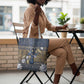Ankh Egypt Tote Bag Egyptian Lotus Flowers