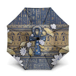 Ankh Egypt Umbrella Egyptian Lotus Flowers