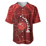 Custom Tunisia Football Baseball Jersey Eagle Cracked Texture Athletic