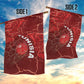 Tunisia Football Garden Flag Eagle Cracked Texture Athletic