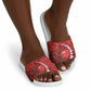 Tunisia Football Slide Sandals Eagle Cracked Texture Athletic