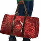 Tunisia Football Travel Bag Eagle Cracked Texture Athletic