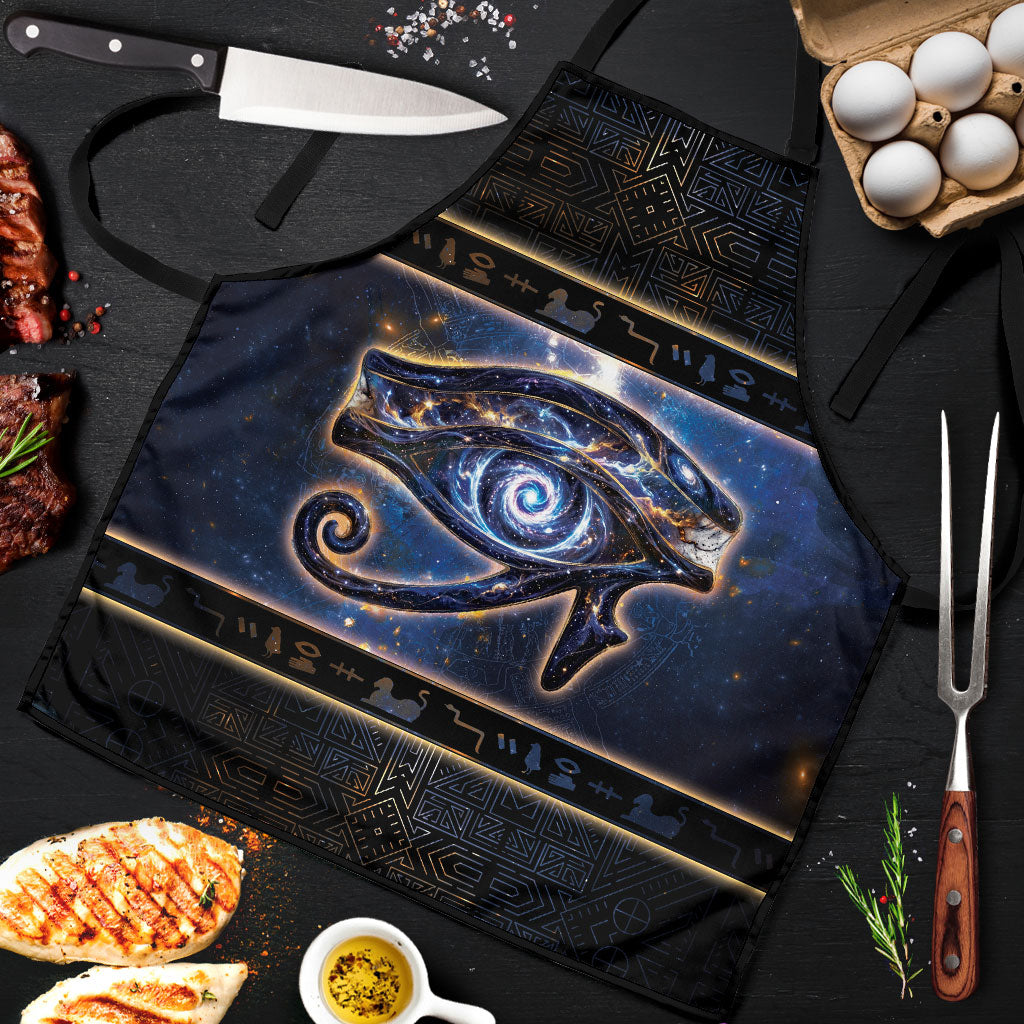 Egypt Eye Of Ra Apron Galaxy Zodiac Universe