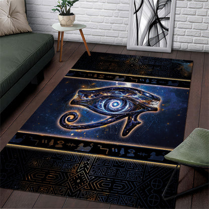 Egypt Eye Of Ra Area Rug Galaxy Zodiac Universe