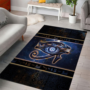 Egypt Eye Of Ra Area Rug Galaxy Zodiac Universe