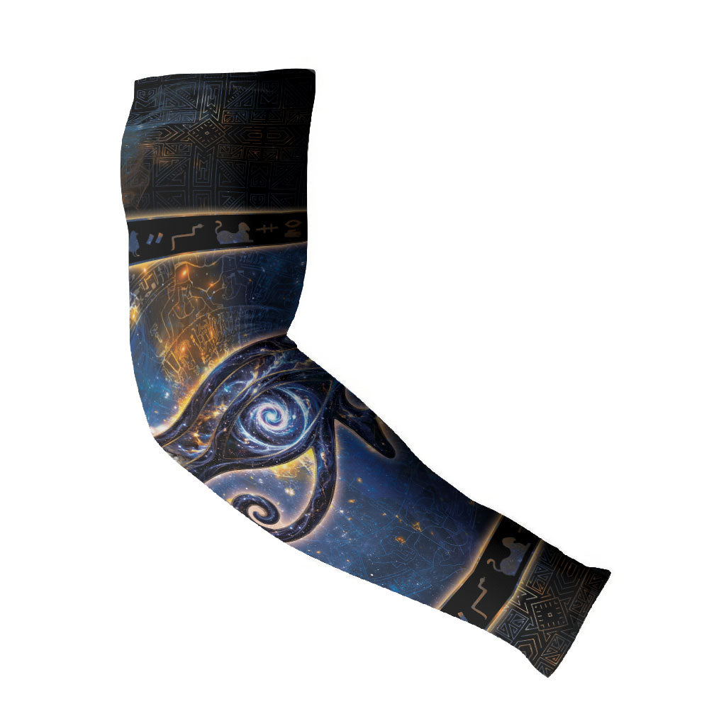 Egypt Eye Of Ra Arm Sleeves Galaxy Zodiac Universe