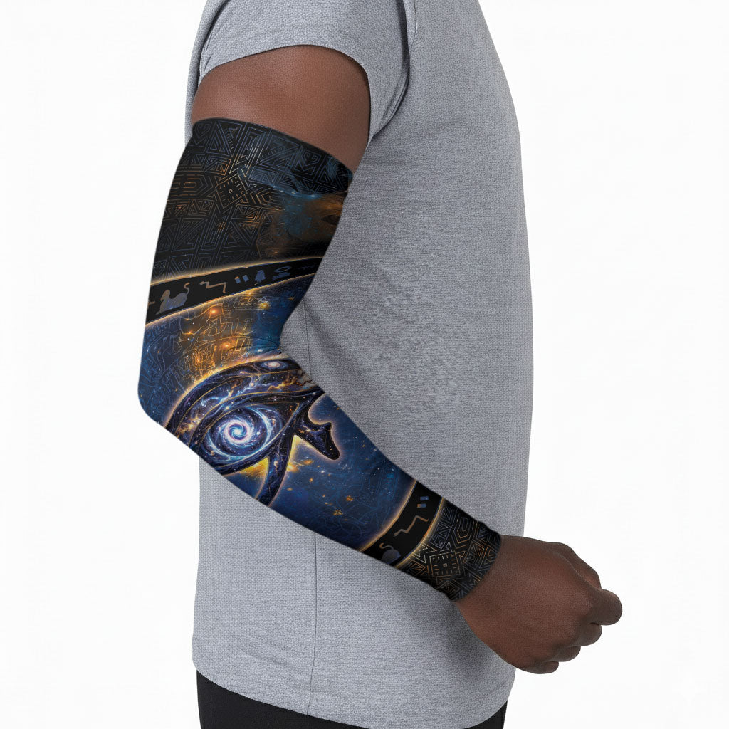 Egypt Eye Of Ra Arm Sleeves Galaxy Zodiac Universe