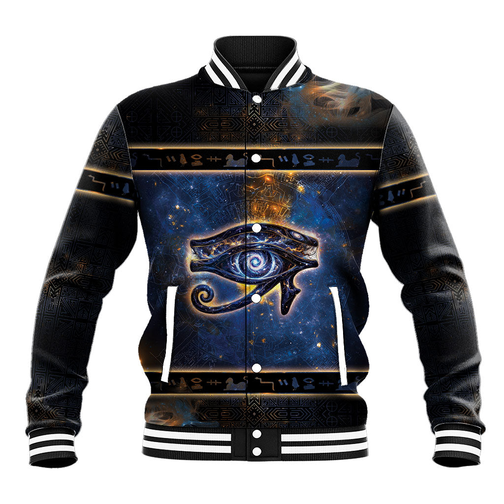 Egypt Eye Of Ra Baseball Jacket Galaxy Zodiac Universe