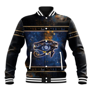 Egypt Eye Of Ra Baseball Jacket Galaxy Zodiac Universe