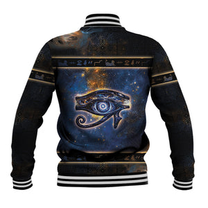 Egypt Eye Of Ra Baseball Jacket Galaxy Zodiac Universe