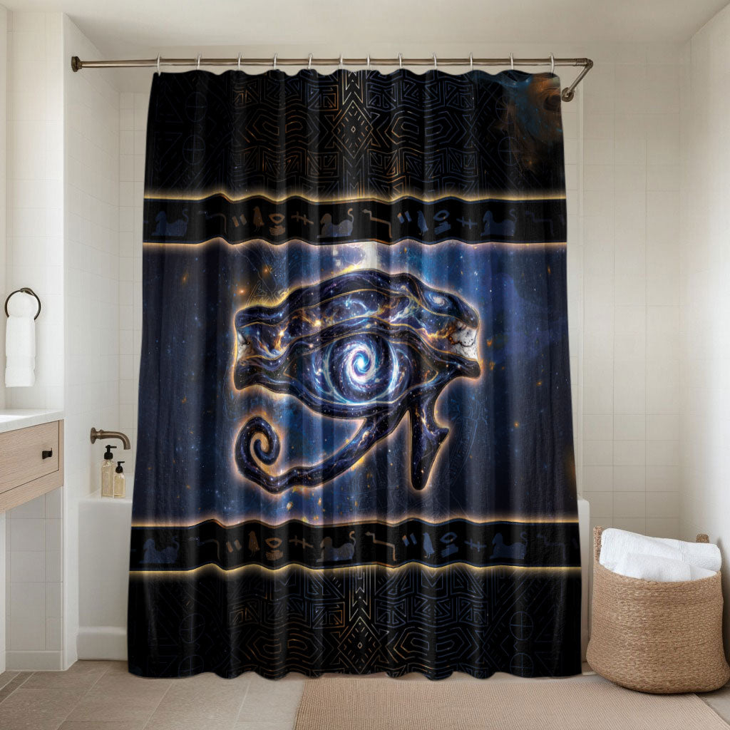 Egypt Eye Of Ra Bathroom Set Galaxy Zodiac Universe