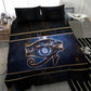 Egypt Eye Of Ra Bedding Set Galaxy Zodiac Universe