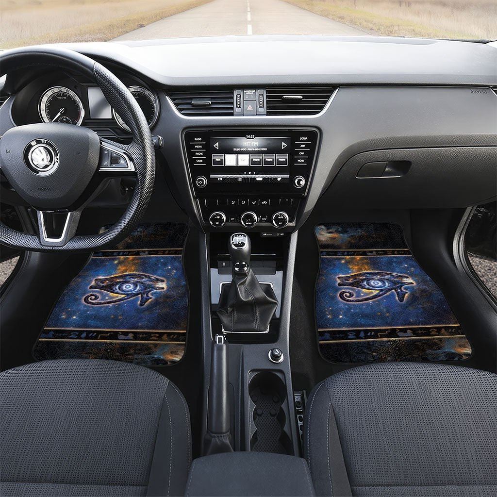 Egypt Eye Of Ra Car Mats Galaxy Zodiac Universe