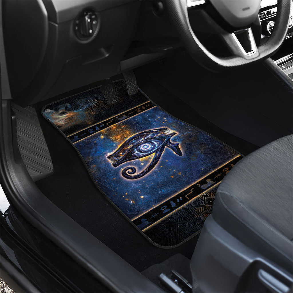 Egypt Eye Of Ra Car Mats Galaxy Zodiac Universe