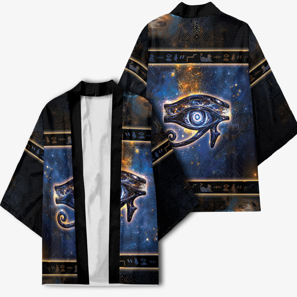 Egypt Eye Of Ra Kimono Galaxy Zodiac Universe