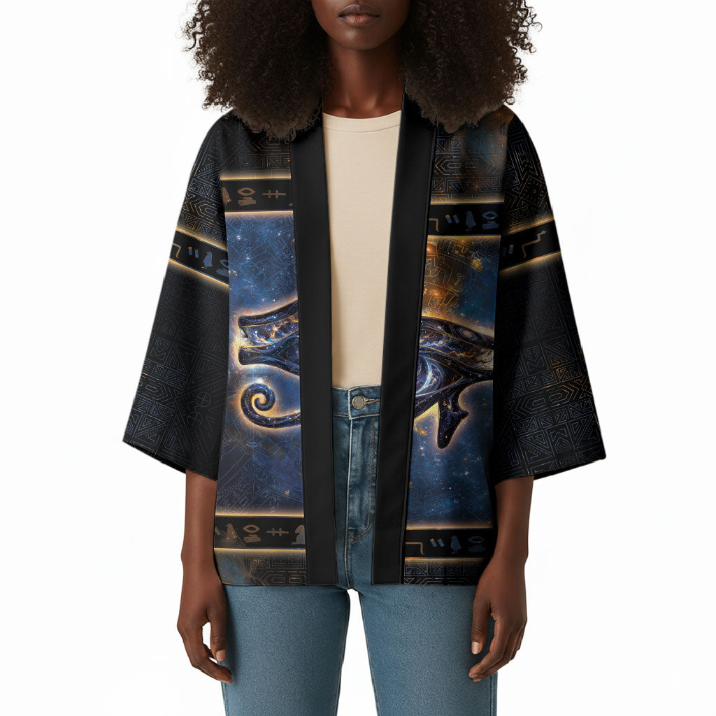 Egypt Eye Of Ra Kimono Galaxy Zodiac Universe