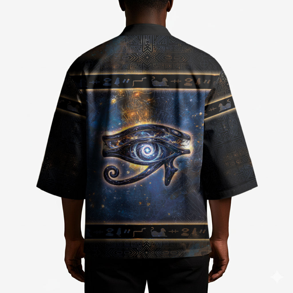 Egypt Eye Of Ra Kimono Galaxy Zodiac Universe