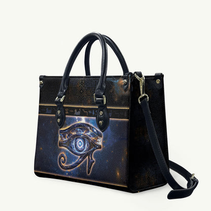 Egypt Eye Of Ra Leather Bag Galaxy Zodiac Universe