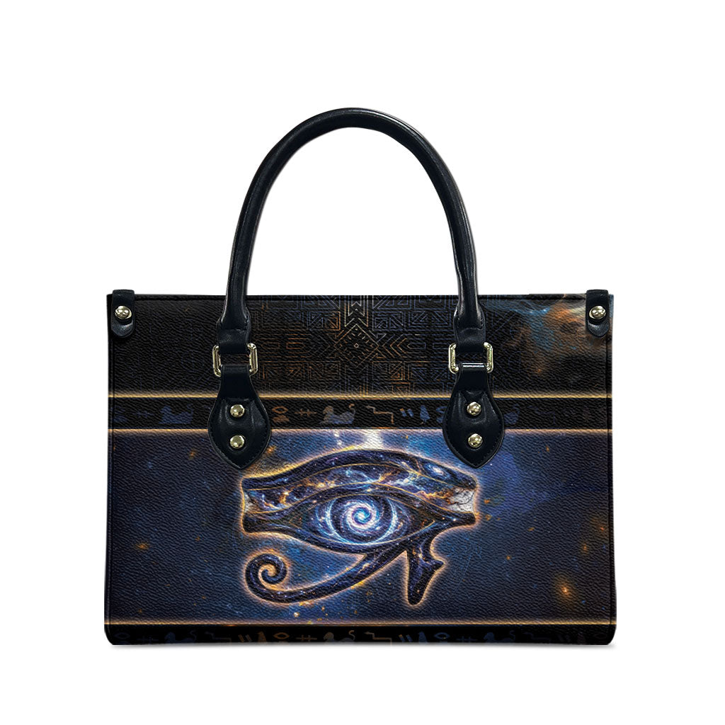 Egypt Eye Of Ra Leather Bag Galaxy Zodiac Universe