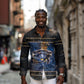 Egypt Eye Of Ra Long Sleeve Button Shirt Galaxy Zodiac Universe
