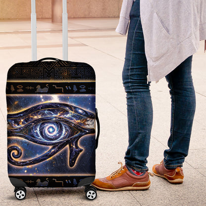 Egypt Eye Of Ra Luggage Cover Galaxy Zodiac Universe