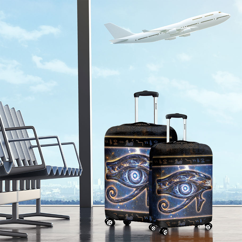 Egypt Eye Of Ra Luggage Cover Galaxy Zodiac Universe
