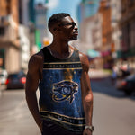 Egypt Eye Of Ra Men Tank Top Galaxy Zodiac Universe