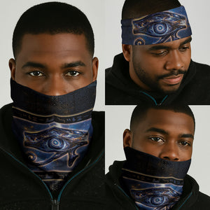 Egypt Eye Of Ra Neck Gaiter Galaxy Zodiac Universe