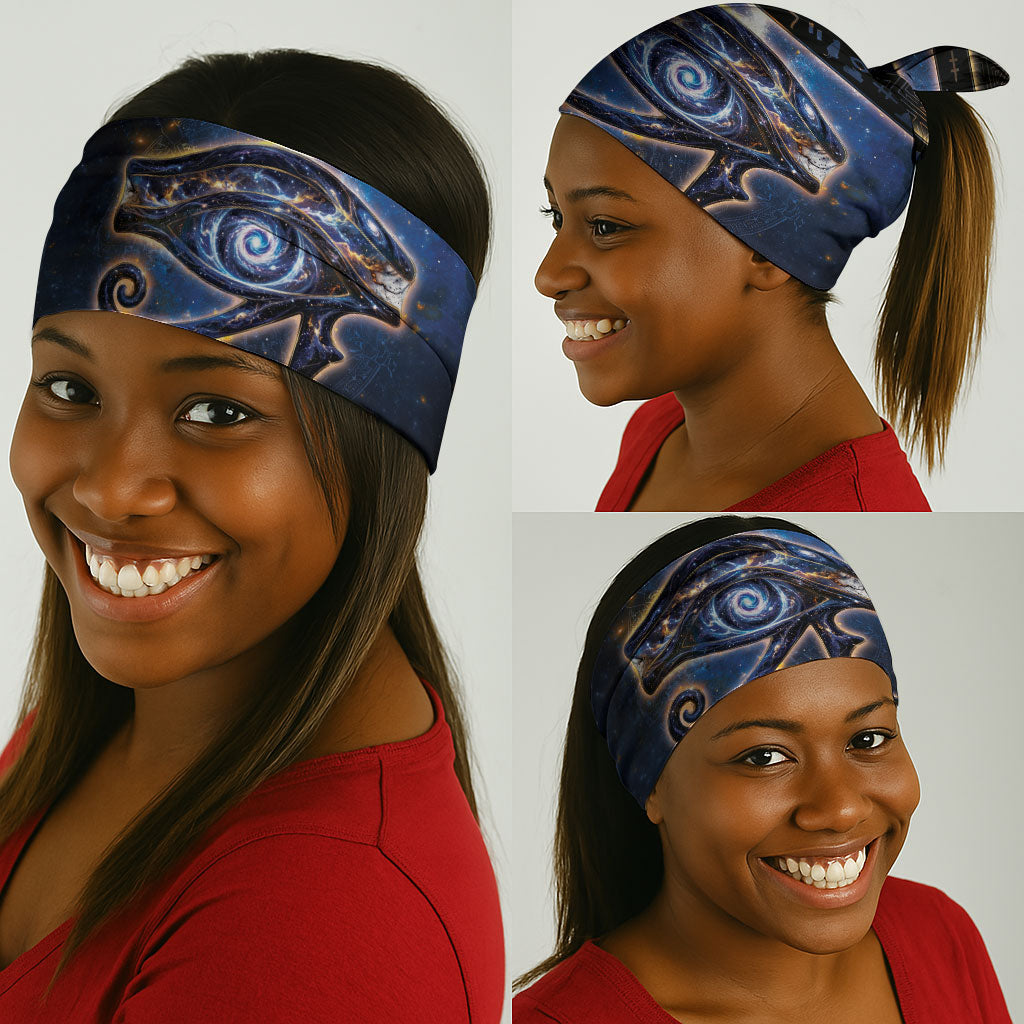 Egypt Eye Of Ra Neck Gaiter Galaxy Zodiac Universe