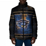 Egypt Eye Of Ra Padded Jacket Galaxy Zodiac Universe