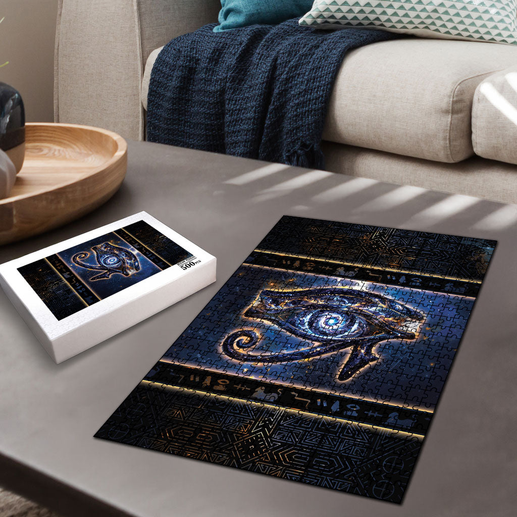 Egypt Eye Of Ra Puzzle Galaxy Zodiac Universe