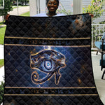 Egypt Eye Of Ra Quilt Galaxy Zodiac Universe