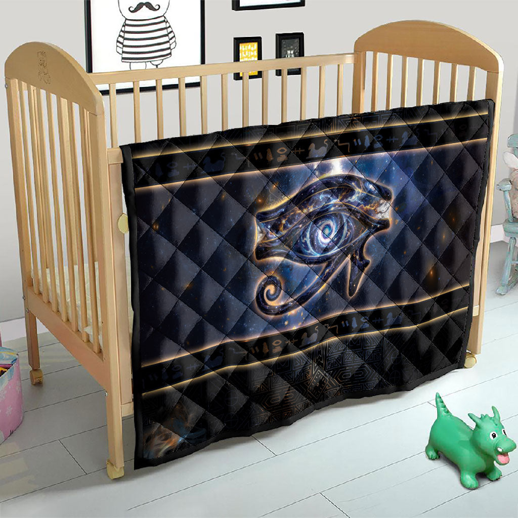 Egypt Eye Of Ra Quilt Galaxy Zodiac Universe