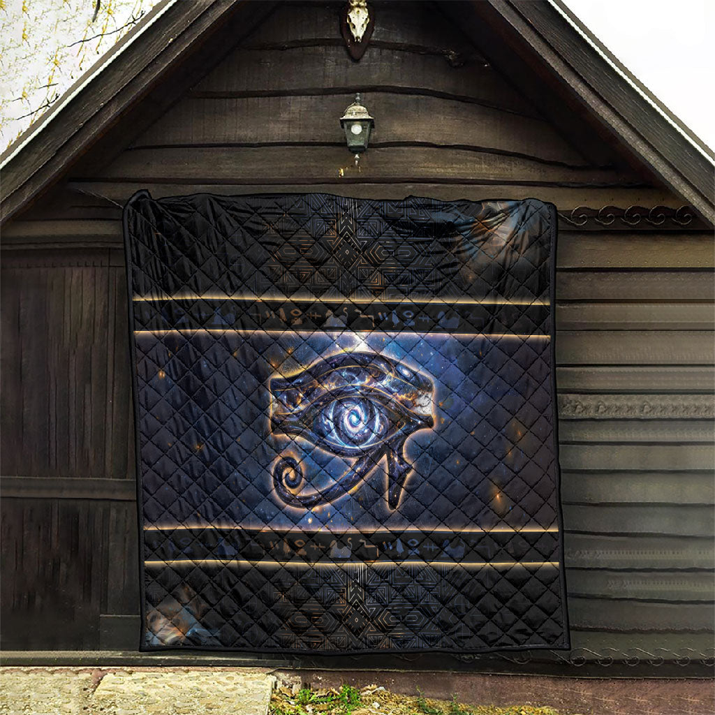 Egypt Eye Of Ra Quilt Galaxy Zodiac Universe